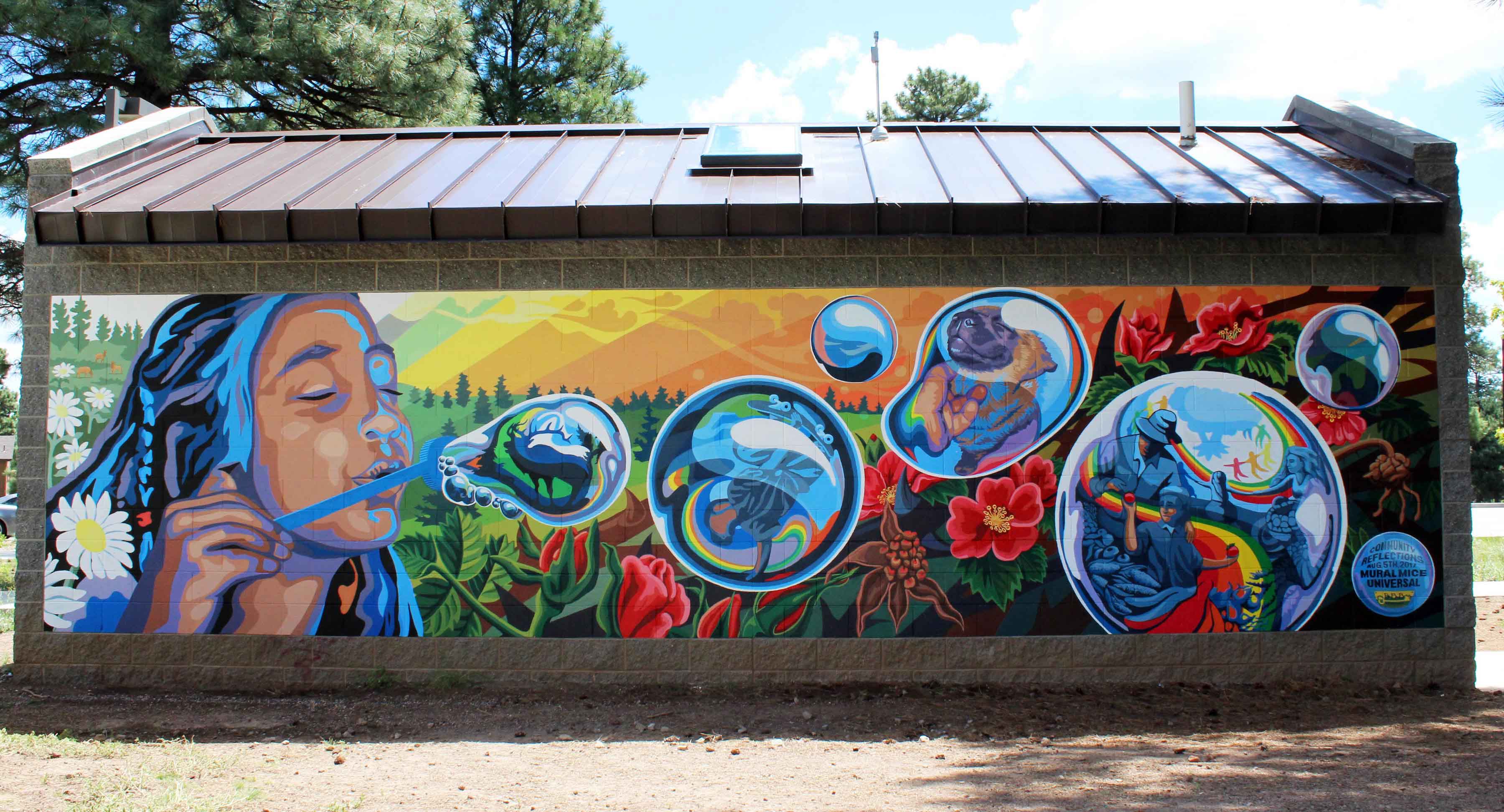 Community Reflections Mural at Bushmaster Park