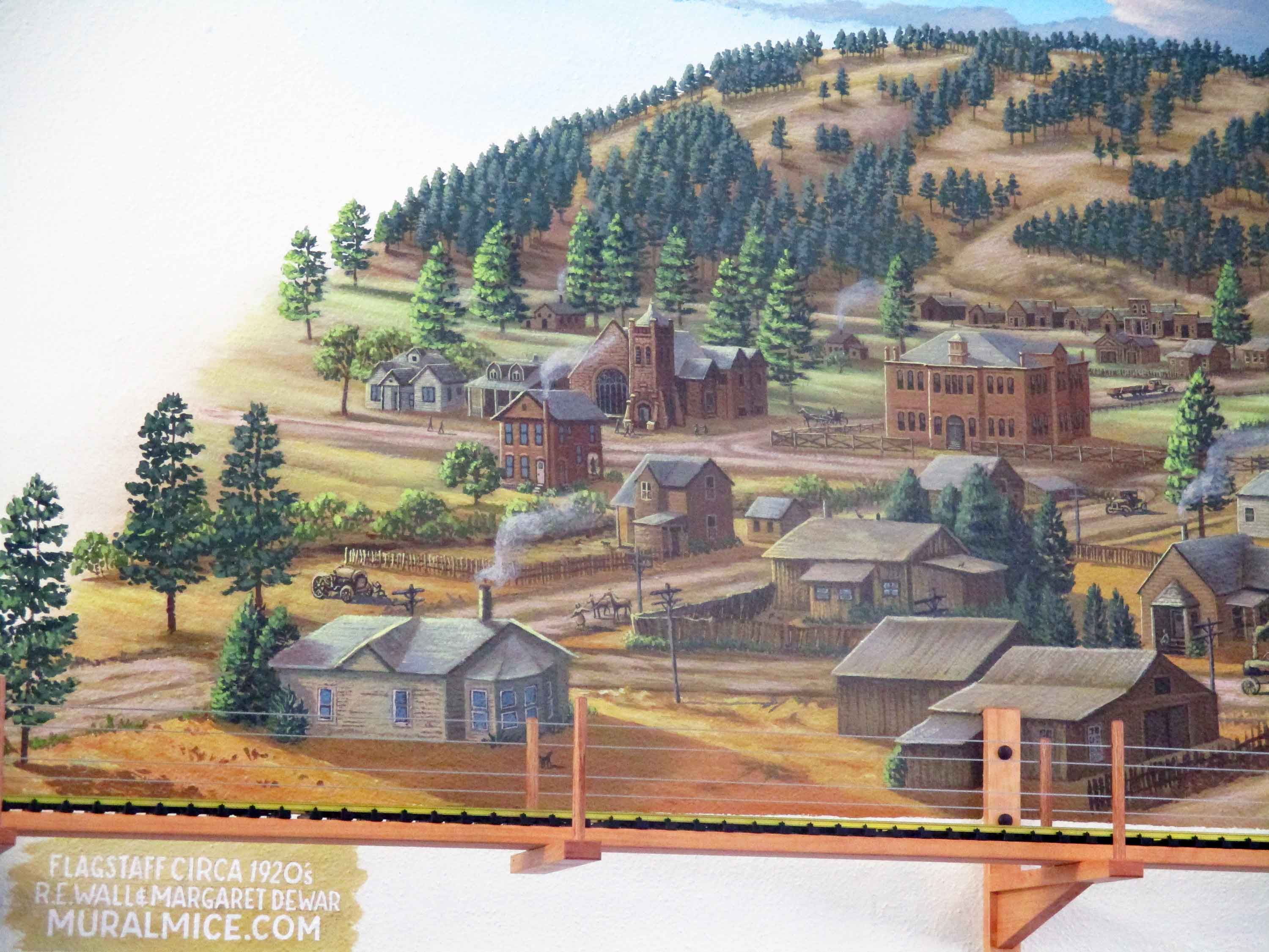 Flagstaff Visitor Center Mural 73